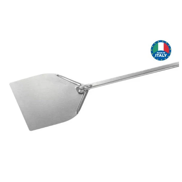 27 G-Metal ALUMINUM RECTANGULAR PIZZA PEEL HEAD 32 CM, HANDLE 120 CM - Image 1