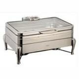 Golden Chafers LUXURY CHAFING DISH FOULL SIZE-S/S STANDARD FRAME GLASS LID