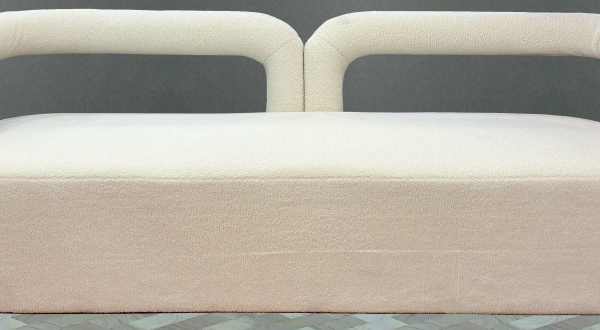 THREE SEATER TEDDY FABRIC SOFA