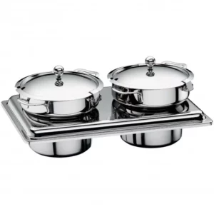 WMF Professional Soup station, 2 Soup tureens with cover.