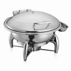 Golden Chafers EXQUISITE CHAFING DISH CAP. OF FOOD PAN; 4L. ROUND