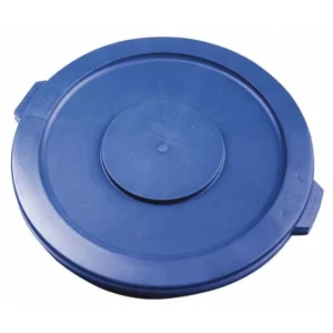RUBBERMAID BRUTE LID FOR 32 GALLON ROUND TRASH CAN - BLUE