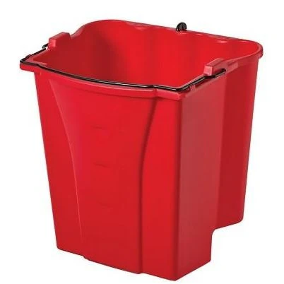 5 RUBBERMAID WAVE BRAKE MOP BUCKET - 17 LTR - Image 1