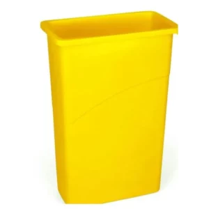 RUBBERMAID SLIM JIM RECYCLING CAN - YELLOW 23 GAL