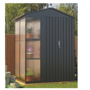 Greenhouse & Metal Shed Combo