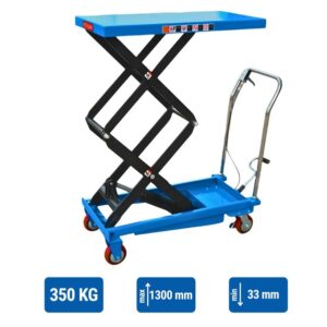 Nord Double Scissor Lifting Table Cart 350kg Capacity