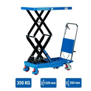 Nord Double Scissor Lifting Table Cart 350kg Capacity