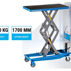 Nord Hydraulic  Double Scissor Lifting Table Cart 1000kg Capacity