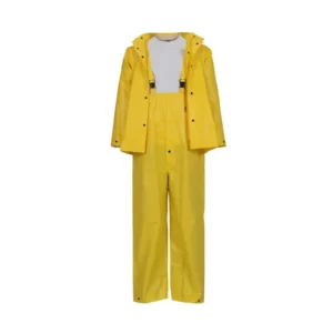 Tingley DuraScrim 3-Piece Suit, Flame Resistant PVC Coating , Medium, Yellow - S56307