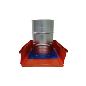 B2Flex Heavy Duty 190 Litre Fold Down Side, Drive in Out Containment, 80 cm x 80 cm x 30 cm - B2FHD190