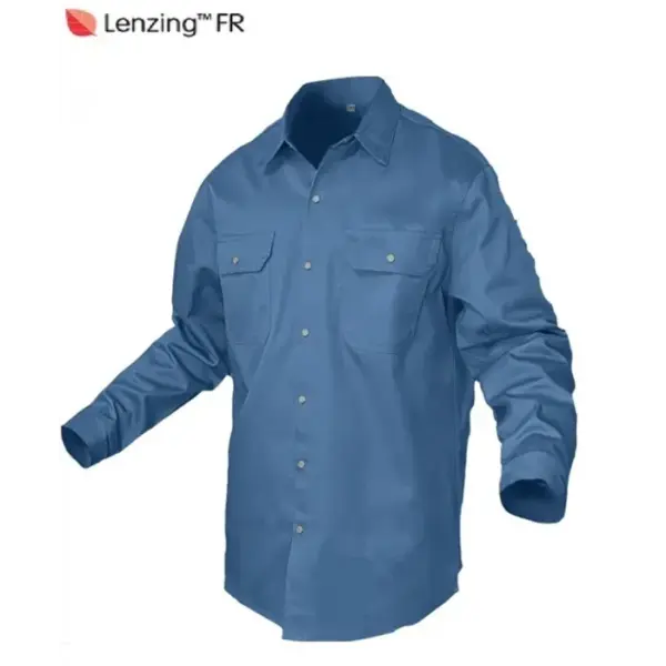LENZING™ Flame Resistance Shirt, Sky Blue, Cat. I, LNZS-SB-4.5