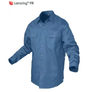 LENZING™ Flame Resistance Shirt, Sky Blue, Cat. I, LNZS-SB-4.5