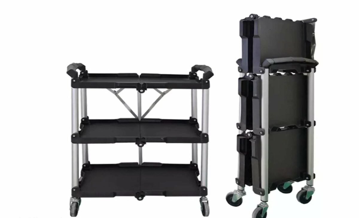 FOLDING PLASTIC TROLLY - Image 1