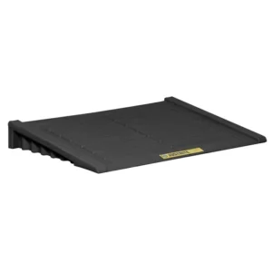 Ramp For 2 Drum And Larger EcoPolyBlend™ Accumulation Center, Recycled Polyethylene, Black