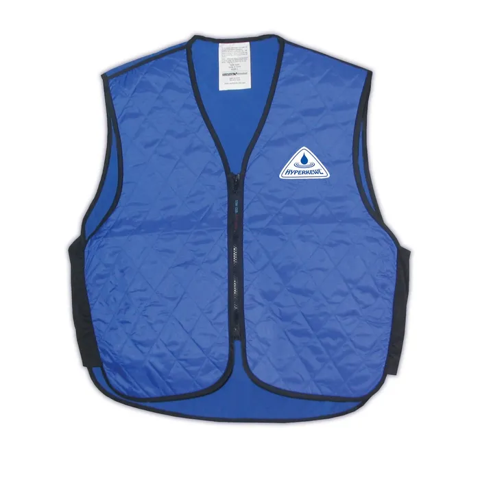 21 Hyperkewl Evaporative Cooling Vest, Blue - 6529 - Image 1