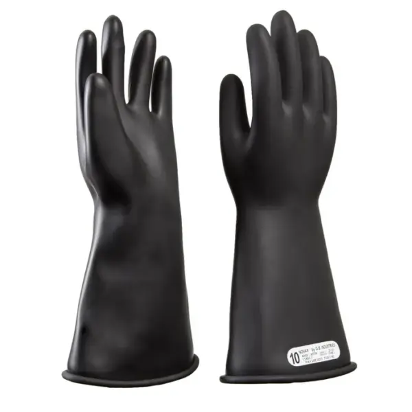 NOVAX® Electrical Rubber Glove, Black, Class 1, Length 360 - 1BK-150-S1-360