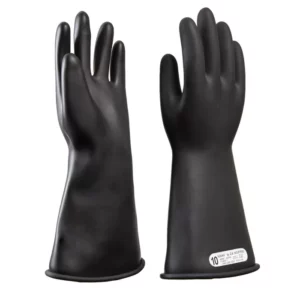 NOVAX® Electrical Rubber Glove, Black, Class 1, Length 360 - 1BK-150-S1-360