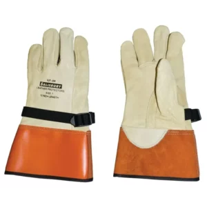 Leather Glove (for Electrical Rubber Glove Protecting), Safety, Material Cowhide Size 8 - Honeywell - ILP3S/8