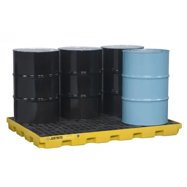 Justrite 6 Drum Accumulation Center Yellow Justrite 28658