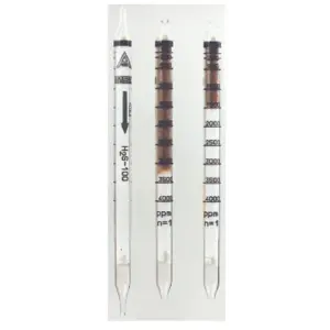 KwikDraw Gas Detector Tubes for Hydrogen Sulfide, 10-4,000 ppm, 10 per Box - D5085827