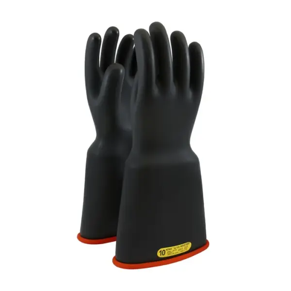 Novax Class 2 Electrical Gloves, Lenghth 16 Inch, Size 10, Black Over Red, 2RB-230-S2-410