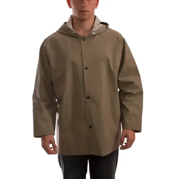 TINGLEY Chemical Safety Jacket, Hooded, Neoprene on Nylon - J12148