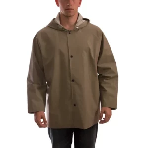TINGLEY Chemical Safety Jacket, Hooded, Neoprene on Nylon - J12148