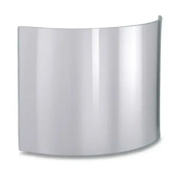 JUTEC Heat Protection Wide angle Pane, Laminated Glass, Curved, Clear, 100MM x 220mm x 3mm - HWS1022KLAR