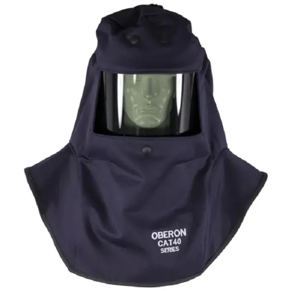OBERON CAT4 ARC Flash Hood with Hard Cap, Closed Back