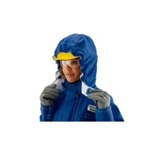 ALPHATEC BREATHABLE FR AND CHEMICAL RESISTANT RE-USABLE HOOD BLUE NOMEX