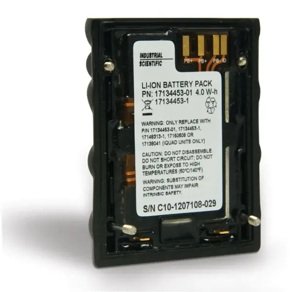 Ventis Li-ion Battery Pack, Ul/csa/atex/iecex, Black - Ind-sci - 17134453-01