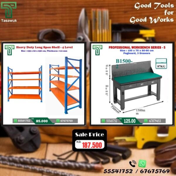 Save More on Workbench & Shelving Combos – 10