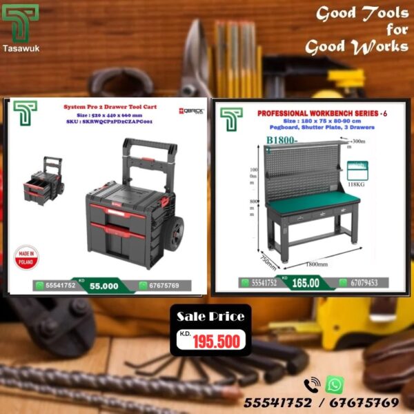 Grab the Perfect Pair – Workbench & Toolbox Combo – 22