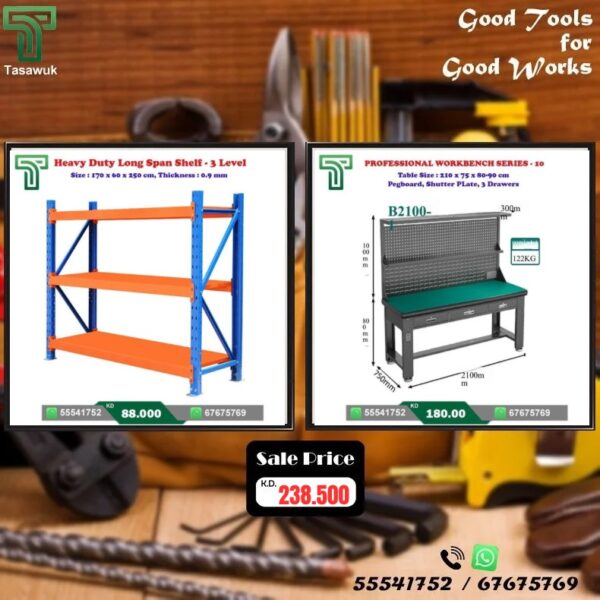 Save More on Workbench & Shelving Combos – 21