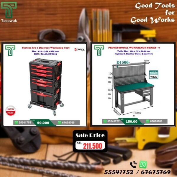 Grab the Perfect Pair – Workbench & Toolbox Combo – 29