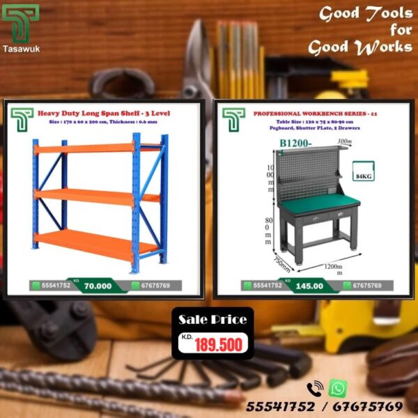 Save More on Workbench & Shelving Combos – 30