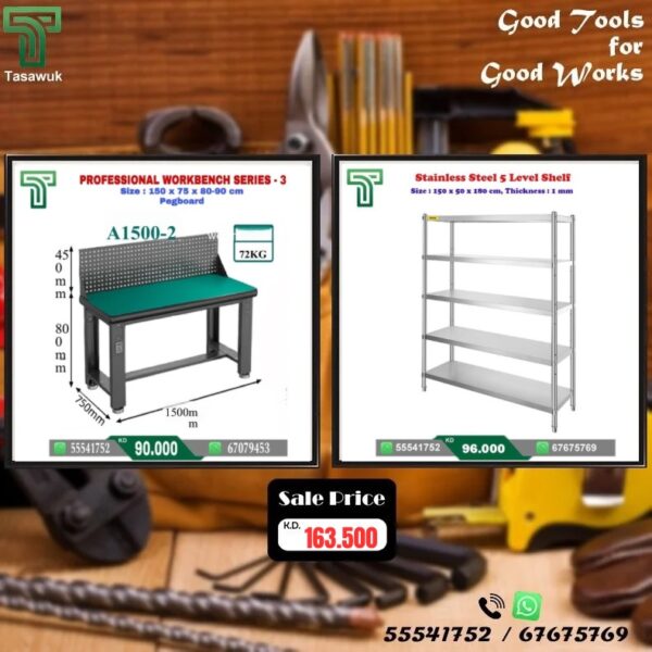 Save More on Workbench & Shelving Combos – 16