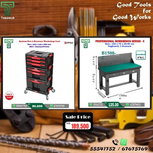 Grab the Perfect Pair – Workbench & Toolbox Combo – 28