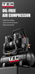 TEH Air Compressor 10 ltr with 1300W Silent Motor - Image 12