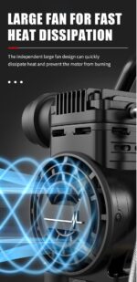 TEH Air Compressor 10 ltr with 1300W Silent Motor - Image 3