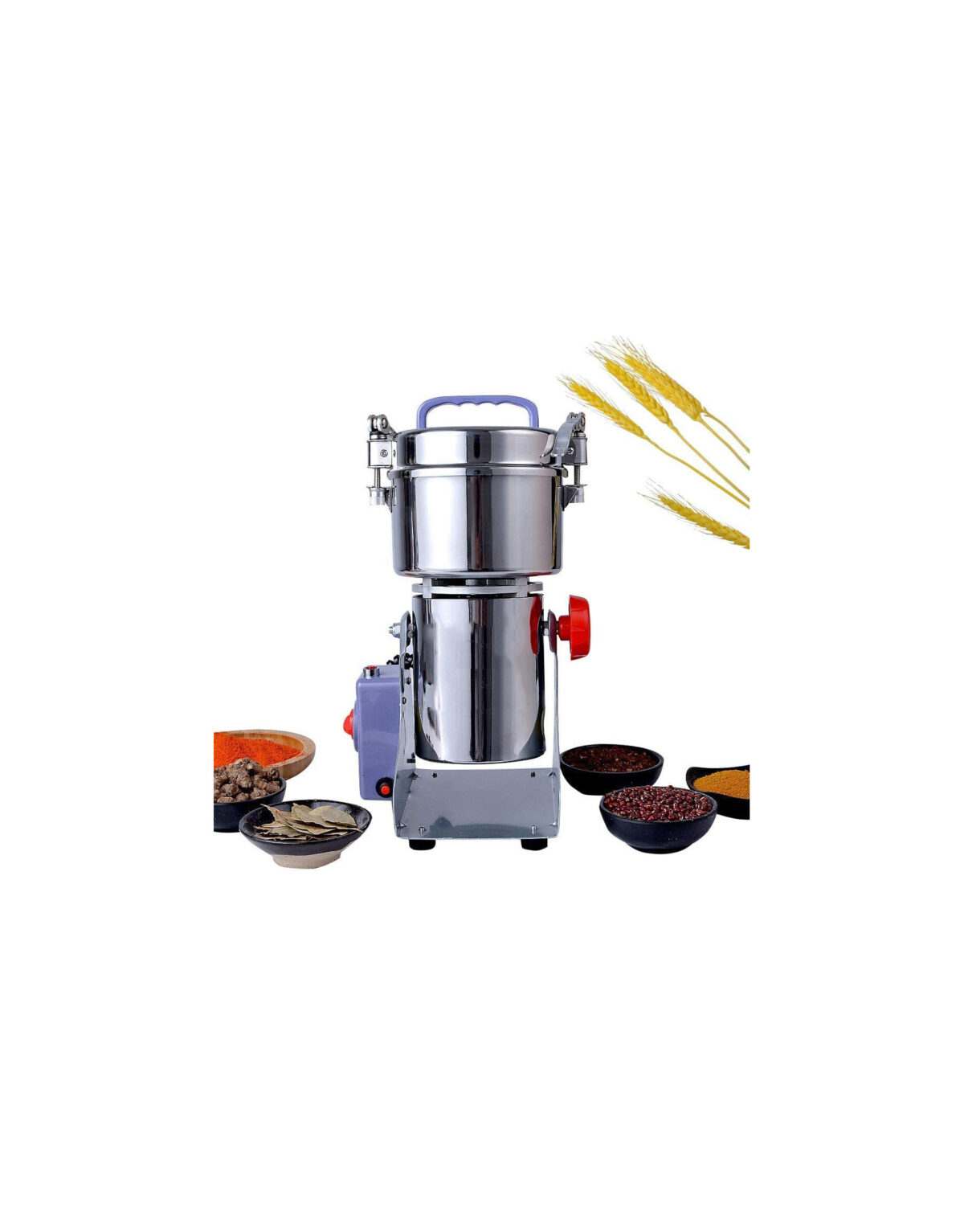 DAMAI Swing Type 800g Stainless Steel Grain, Spices, Cereals, Coffee Mill Grinder Dry Spice Grinding Machine - Image 1