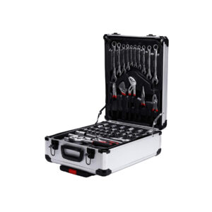 Tool Set 187 pcs/Professional Tool Set, Socket Spanner Set 1/4 Drive Metric Extension Bar with Aluminium Box