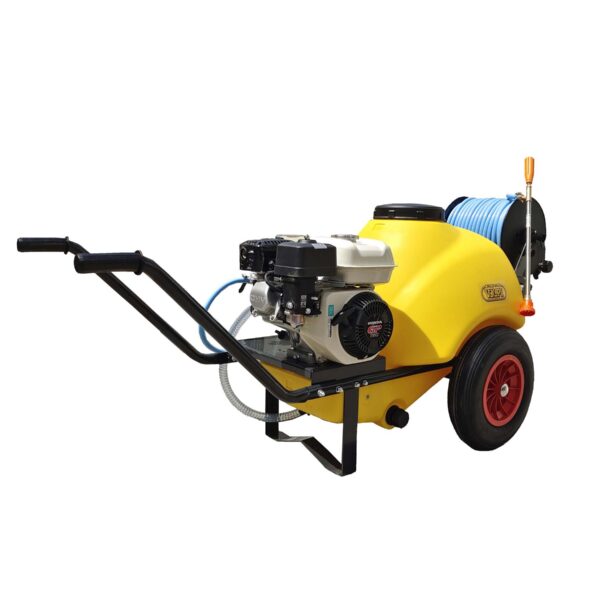 Volpi Wheel Barrow Sprayer 120L Tank Capacity, 50M Hose, Honda Engine