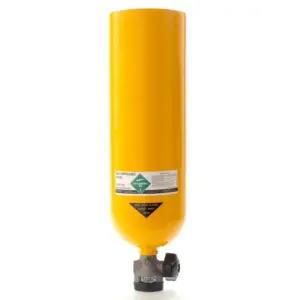 SCOTT SCBA Cylinder, Aluminum, Yellow, 30 min Duration, 2216 PSI - 804101-01