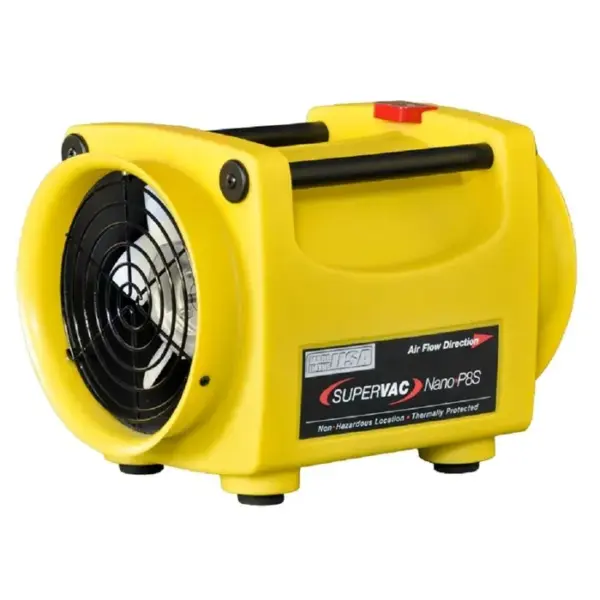 SUPER VAC, Axil Blower 1/3 HP Electric Nano Confined Space, Fan 8” - P8S-220V