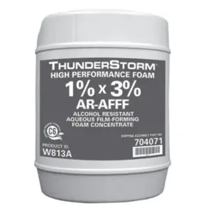 WILLIAMS CLASS B POLAR SOLVENTS THUNDERSTORM W813A 1%x3% AR-AFFF Concentrate Foam Tote - 704075