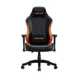 Anda Seat Luna series Gaming Chair High-Density Foam provides Lumbar Pillow, Headrest Pillow - Black & Orange