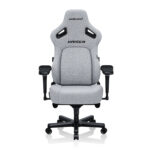 Anda Seat Kaiser-4 Large Gaming Chair EverSoft Linen Fabric Surface Material High-Density Cold-Cure Foam, 5D Armrest - Ash Grey