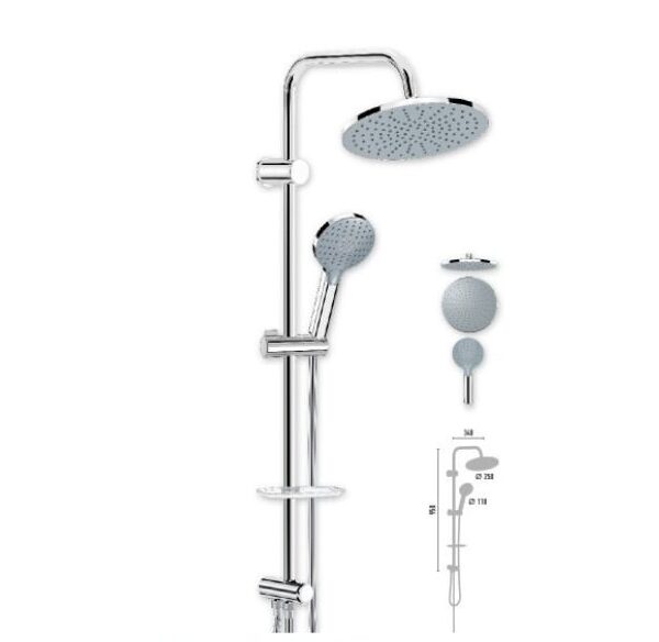 Rainmax Chrome Orion Rain Shower Set Vs-2639