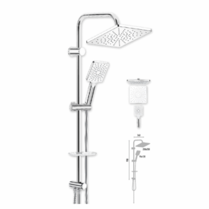 Maxima Chrome Rain Shower Set Vs-2630